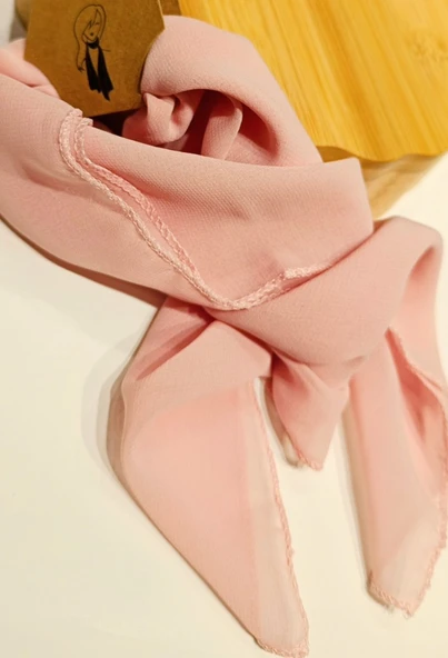 Monalisa Home Lüks Toz Pembe Gösterişli Saç Flar Bandana