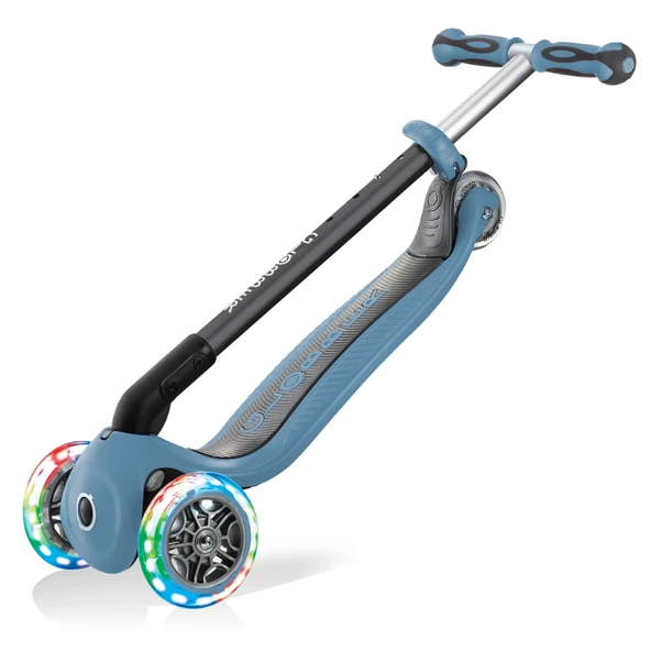 Globber Go Up Deluxe Işıklı Scooter - Pastel Mavi - 6