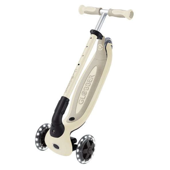 Globber Go Up Baby 360 Işıklı Scooter - Koyu Bej - 8