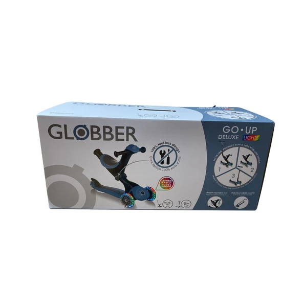 Globber Go Up Deluxe Işıklı Scooter - Pastel Mavi - 8