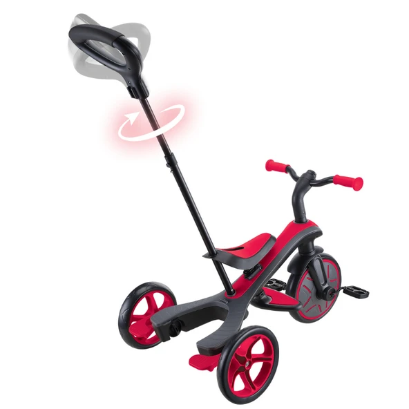 Globber Explorer 4in1 Trike Bisiklet - Kırmızı - 4