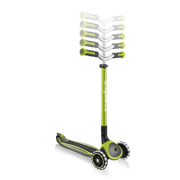 Globber Master Işıklı Katlanabilir Scooter - Yeşil - 2