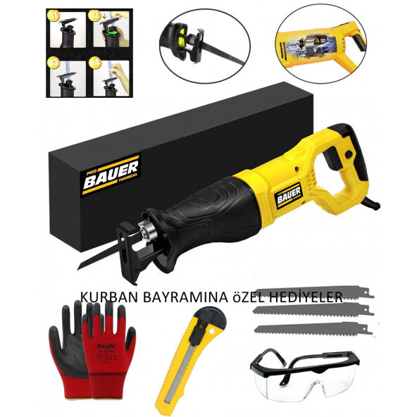 Bauer 4000 Watt Tilki Kuyruğu Kurban Kesim Kemik Kesim Makinesi