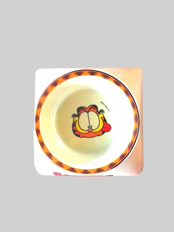 GARFIELD TEKLİ MAMA VE SU KABI TURUNCU