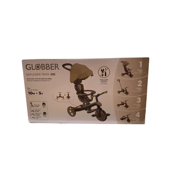 Globber Explorer 4in1 Trike Bisiklet - Kum Beji - 9