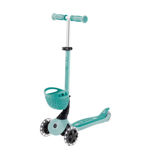 Globber Go Up Baby 360 Işıklı Scooter - Koyu Mint - 6