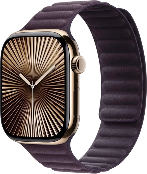 Apple Watch Band - Magnetic Link - 46 mm - Böğürtlen - M/L