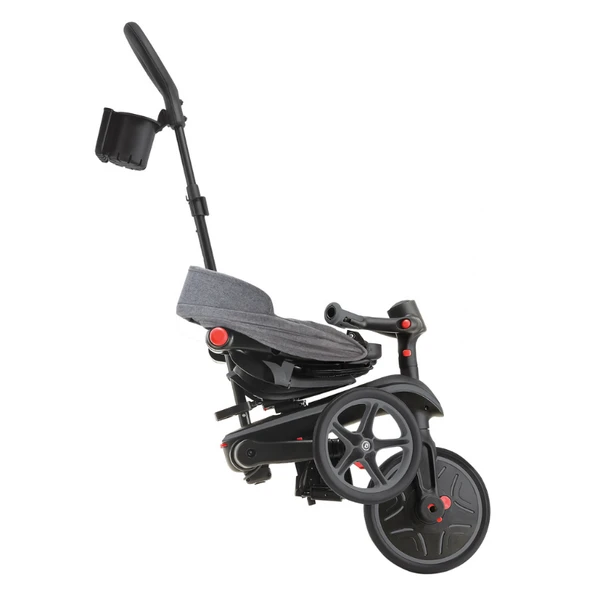 Globber Explorer 4in1 Katlanabilir Bisiklet - Siyah/Gri - 6