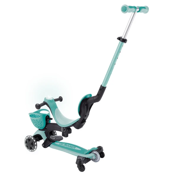 Globber Go Up Baby 360 Işıklı Scooter - Koyu Mint - 4
