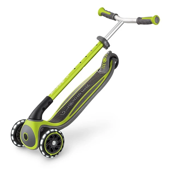 Globber Master Işıklı Katlanabilir Scooter - Yeşil - 5