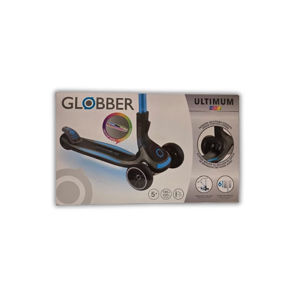 Globber Ultimum Işıklı Scooter - Mavi - 8