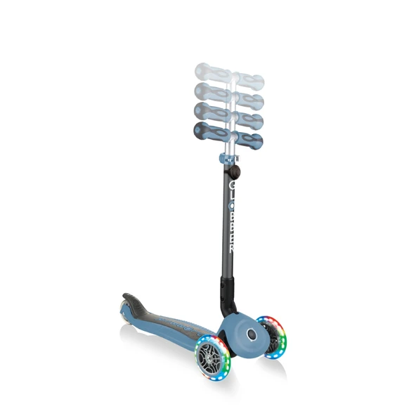 Globber Go Up Deluxe Işıklı Scooter - Pastel Mavi - 5