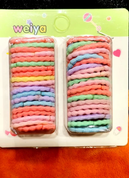 Monalisa Home Lüks Çoklu Renkli Küçük Lastik Toka ürün görseli