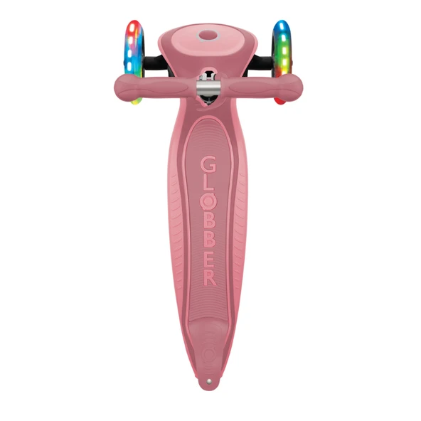 Globber Primo Plus Katlanabilir Işıklı Scooter - Pastel Pembe - 7