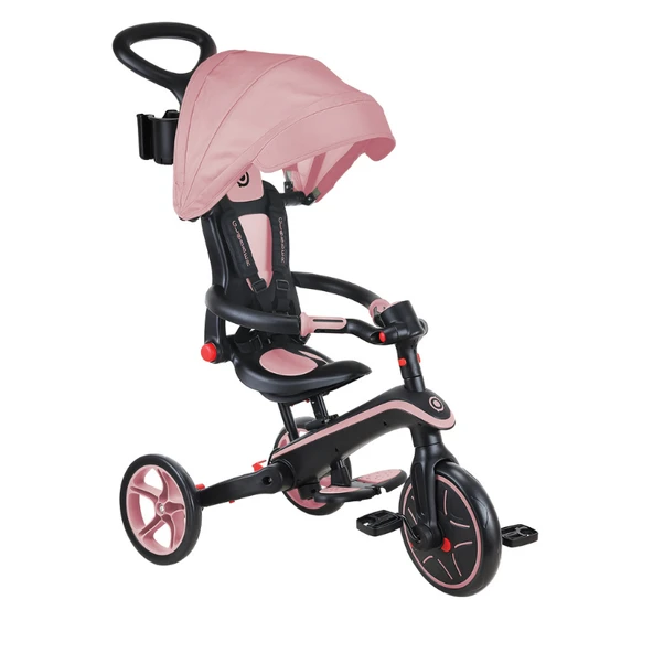 Globber Explorer 4in1 Katlanabilir Bisiklet - Koyu Pastel Pembe - 2