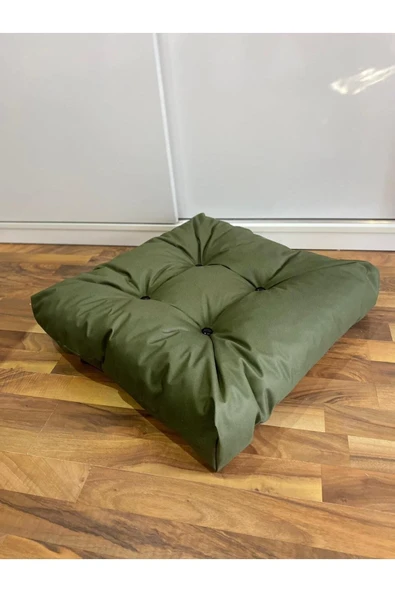 İstanbul kumaş Yer & Palet Minderi 60x60x10 1 ADET yer bahçe minderi kare 60x60x10 - Resim 4