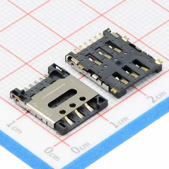 Nano Sim Kart Soket Micro 6 Pin Açılabilir Kilitli Kapak Gsm Akıllı Saat Apple iPhone Cep Telefonu iPad GPS Navigasyon - 6