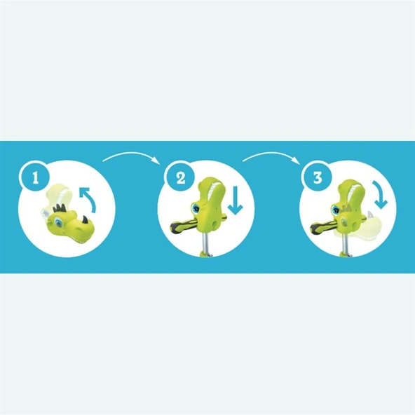 Globber Dino T-Bar Aksesuarı - Yeşil - 6