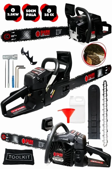 Dark Night Benzinli Testere Hızar Motoru Ağaç Dal Budama 45.2cc 2.6 hp