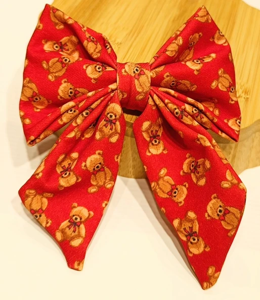 Monalisa Home Lüks Ayıcık Figürlü Fiyonk Klips Toka ürün görseli