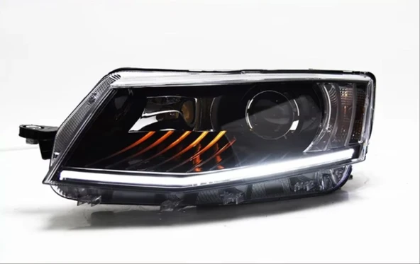 AUTOGP Skoda octavia style ledli ön far lambası 2013 / 2017 - Resim 2