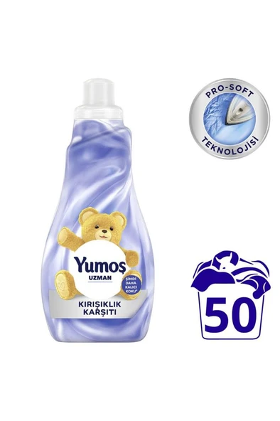 Yumoş Çamaşır Yumuşatıcısı Kırışıklık Karşıtı 1200 ML