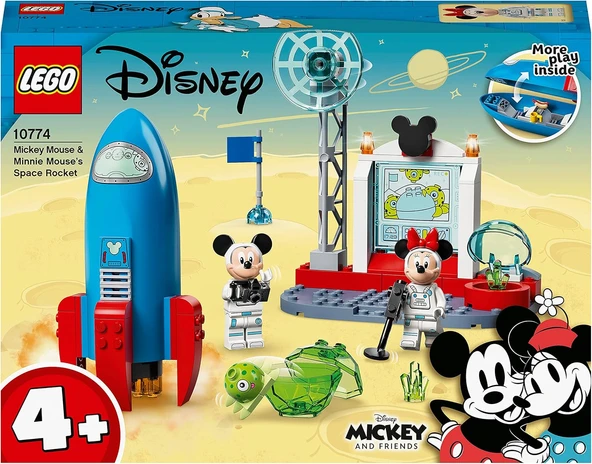 LEGO 10774 Disney Mickey and Friends Mickey Fare ve Minnie Fare’nin Uzay Roketi