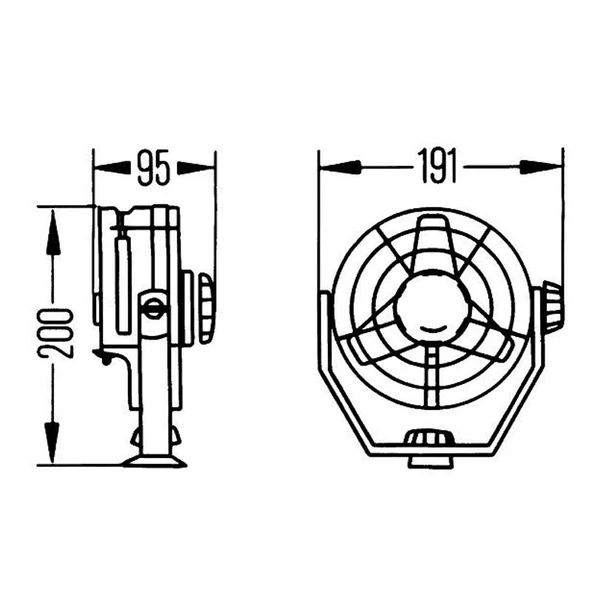 Hella Marine Deniz Turbo Vantilatör 24V 8EV003361-011 - 2