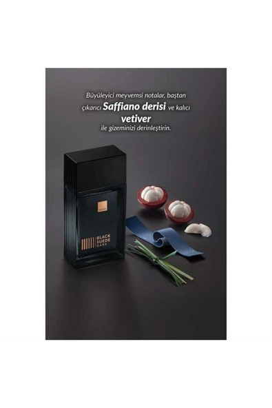 AVON Black Suede Dark Erkek Parfüm Edt 100ml - 3