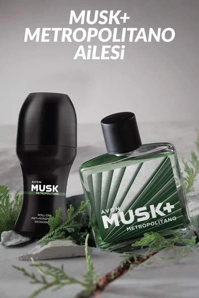 AVON Musk Metropolitano Erkek Rollon 50 Ml. - 4