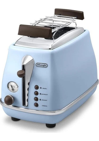 Delonghi CTOV 2103.AZ Icona Vintage Mavi Ekmek Kızartma Makinesi