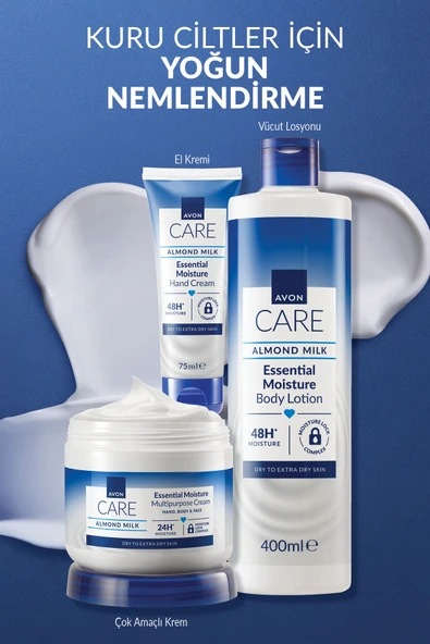 AVON Care Gliserin Ve Badem Sütü Içeren Yoğun Nemlendirici El Kremi 75 Ml. - 2