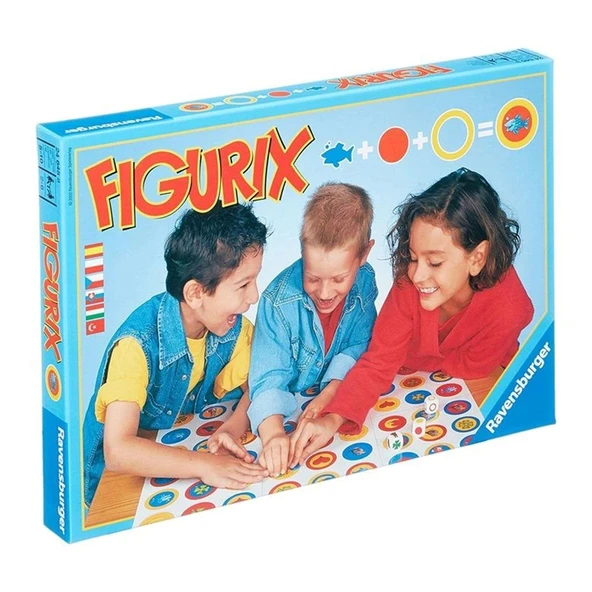 Ravensburger Figurix Eğlenceli ve Eğitici Çocuk Kutu Oyunu Problem Çözme ve Görsel Eşini Bulma Oyunu