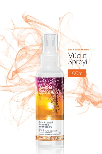 AVON Senses Sun Kissed Sunsets Vücut Spreyi 100ml - 1