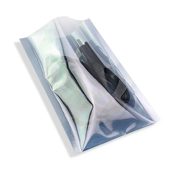 Antistatik Poşet 6x9cm 100 Adet  Şeffaf Su Toz Geçirmez Koruyucu Esd Metalize Torba Çanta Elektronik Devre Malzeme Saklama - Resim 3