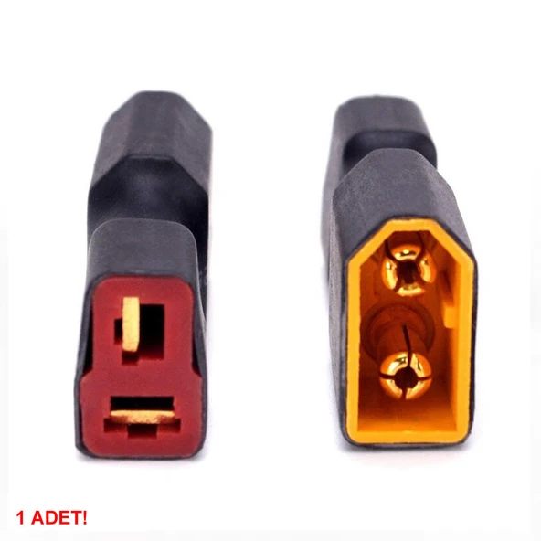 XT60 Erkek T Deans Dişi Çevirici Adaptör Soket  Lityum LiPo Pil Akü Batarya Bağlantı Konnektörü RC Esc Motor Drone Model Uçak Bot Quadcopter Multicopter - Resim 7