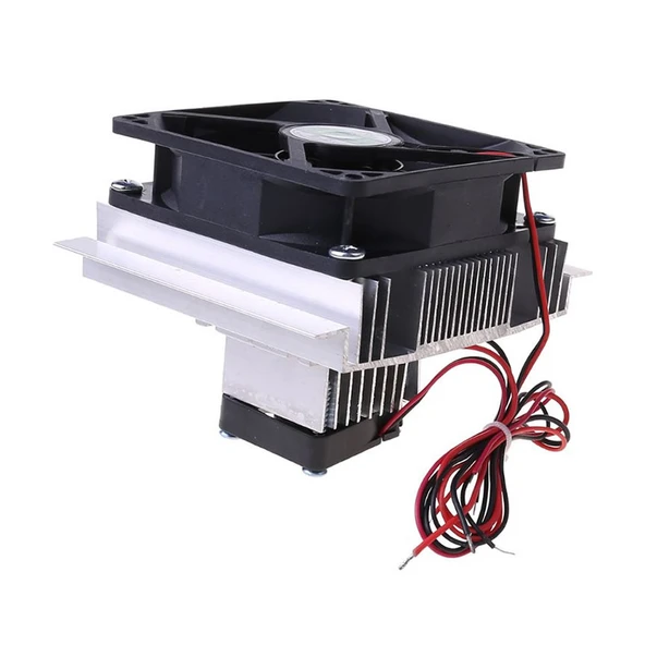 Termo Elektrik Peltier Soğutucu Sistem  DC 12V 6A 60W Mini Klima Buzdolabı Buzluk Araba Soğuk Hava Üreteci Sıcaklık Düşürücü - 5