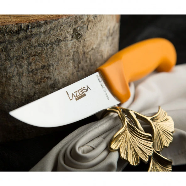 LAZBİSA Mutfak Bıçak Seti Et Ekmek Sebze Bıçağı Gold Serisi 3 lü Set - 3