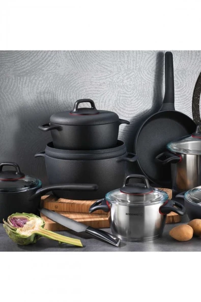 Korkmaz Gusto Plus A1355 26 cm Döküm Pilav Tenceresi - 2