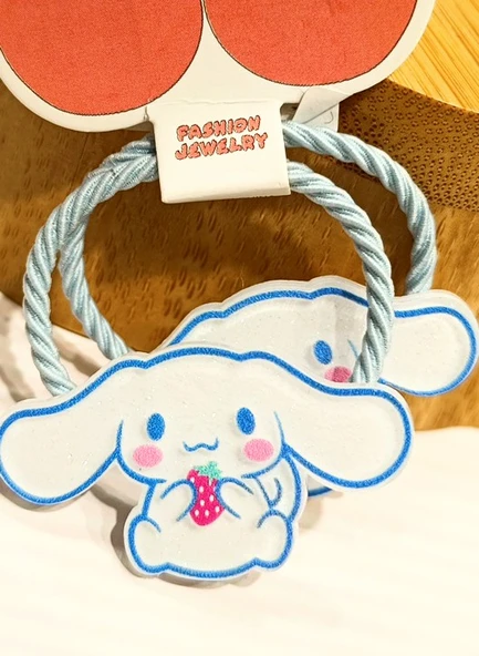 Monalisa Home İkili Mavi Lüks Gösterişli Figürlü Küçük Lastik Toka ürün görseli