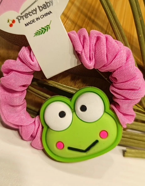 Monalisa Home Lüks  Figürlü Renkli Çocuk Tül Lastik Toka