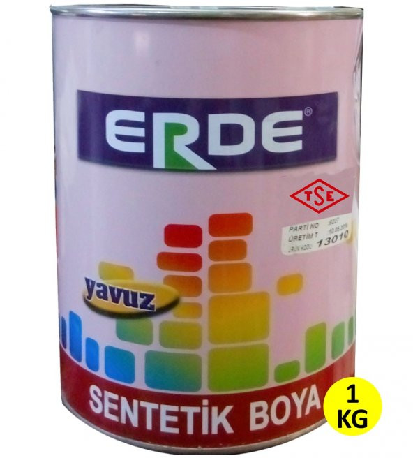 ERDE Yavuz Sentetik Yağlı Boya 1Kg-Metal-Ahşap-Plastik-Cam Vb.Yüzeylerde Rahatça Kullanılır-TSE - 2