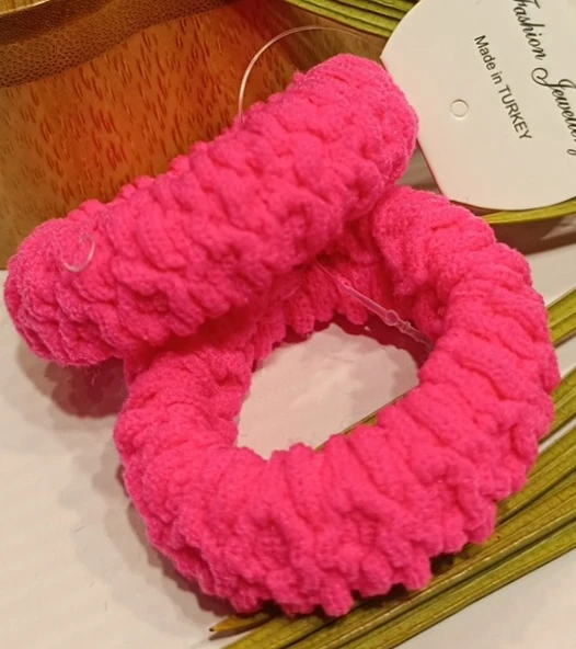 Monalisa Home Lüks Figürlü Pembe Lastik Toka ürün görseli