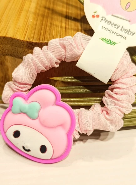 Monalisa Home Lüks  Figürlü Renkli Çocuk Tül Lastik Toka ürün görseli