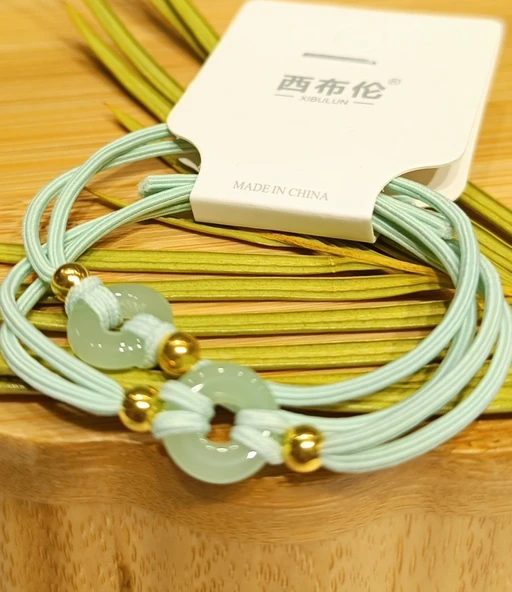 Monalisa Home Lüks Figürlü İkili Renkli Lastik Toka ürün görseli