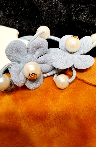 Monalisa Home Lüks Figürlü İkili  Renkli Lastik Toka ürün görseli