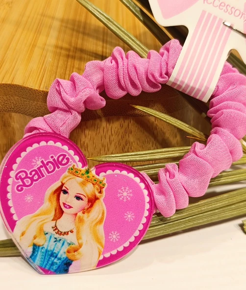 Monalisa Home Lüks Barbie Figürlü Tül Lastik Toka