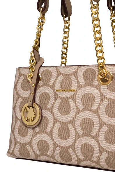 U.S. Polo Assn. Kadın Omuz Çantası K.Taş US25166 - Resim 4