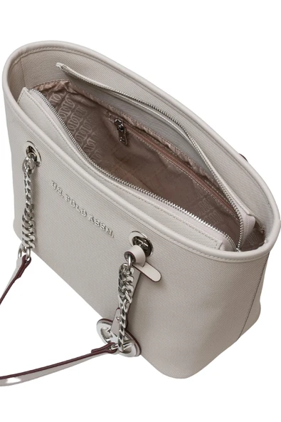 U.S. Polo Assn. Kadın Omuz Çantası Taş US25251 - Resim 4