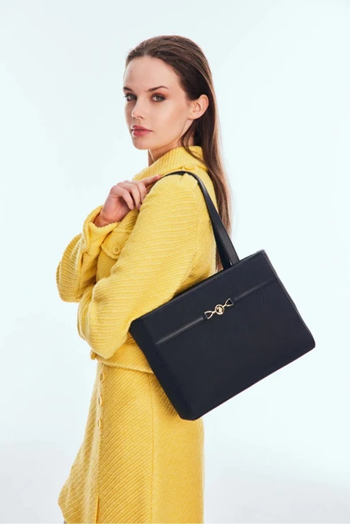 U.S. Polo Assn. Kadın Omuz Çantası Siyah US25233 - Resim 2